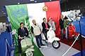 Vespa Club Bari per i 150 anni dellunit dItalia con Mingo e autorit presenti alla Fiera